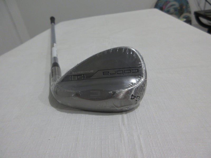 Cobra King Snakebite Raw Sand Wedge SW - 54.10* - KBS Stiff Flex Steel - NEW