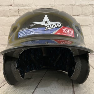 All-Star BH3010 Youth Moisture Wicking Baseball Helmet Gloss Black 5 7/8 - 6 3/4