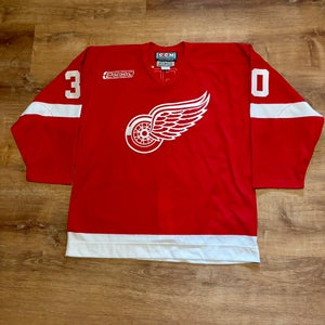CCM Authentic Detroit Red Wings Chris Osgood Jersey 2000 Millennium Patch (50)