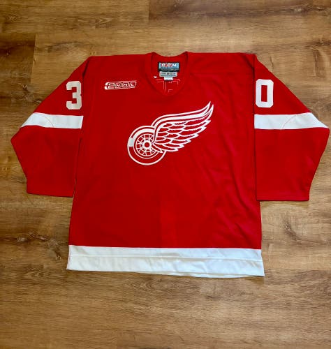 CCM Authentic Detroit Red Wings Chris Osgood Jersey 2000 Millennium Patch (50)