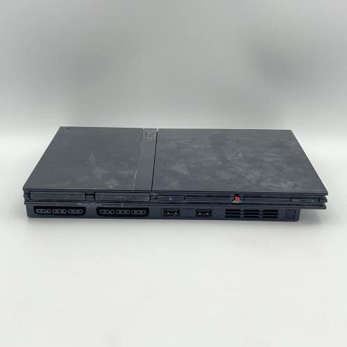 Sony PlayStation 2 Slim Charcoal Black Console SCPH-77001 *ONLY READS PS1 GAMES*