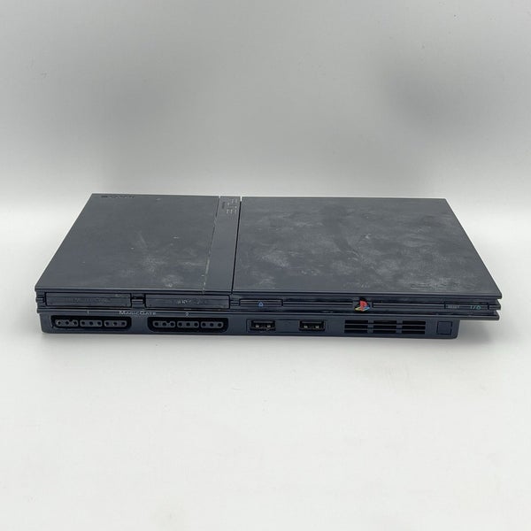 Sony PlayStation 2 Slim Charcoal Black Console SCPH-77001 *ONLY READS PS1 GAMES*
