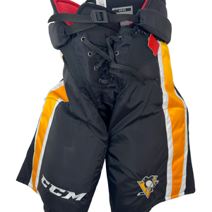 CCM HP 45 Pants Large +2 Black/Yellow - Pittsburg Penguins