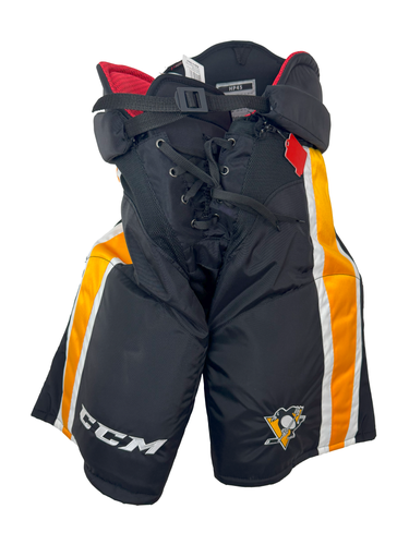CCM HP 45 Pants Large +2 Black/Yellow - Pittsburg Penguins