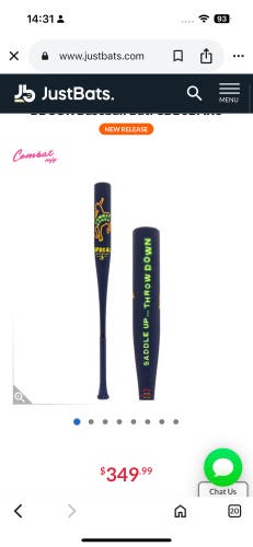 2025 Combat MFG Spec A1 Alloy BBCOR Certified Bat (-3)  28 oz 31" (New)