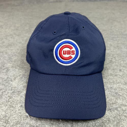 Chicago Cubs Hat Cap Strap Back OSFA Blue MLB Baseball Mens Casual Dad Sports