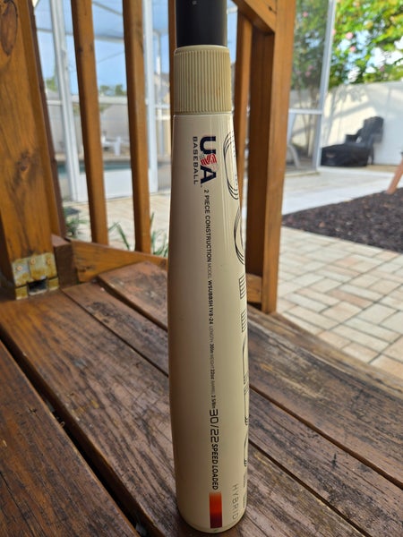 2025 Warstic Bonesaber Hybrid USABat Certified Bat (-8) 22 oz 30" (Used)
