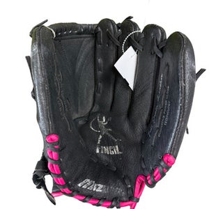 Used Mizuno FINCH RH Throw Fastpitch Gloves Black 11 1/2" 11833-S000165269