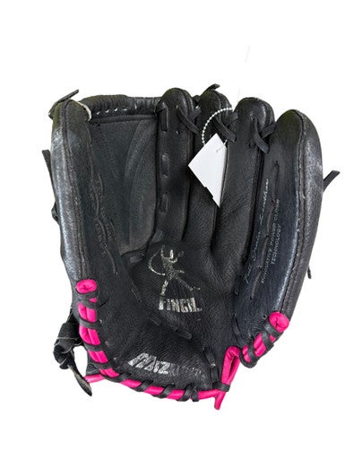 Used Mizuno FINCH RH Throw Fastpitch Gloves Black 11 1/2" 11833-S000165269