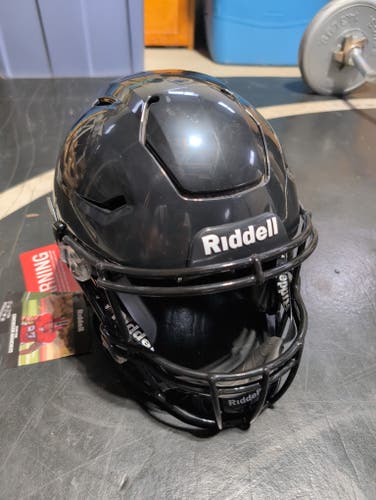Large Youth Riddell SpeedFlex Helmet BLACK (New)