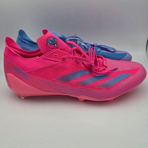 Adidas Adizero Electric 'Snack Attack-Cotton Candy' Pink Blue Football Cleats Mens Size 18