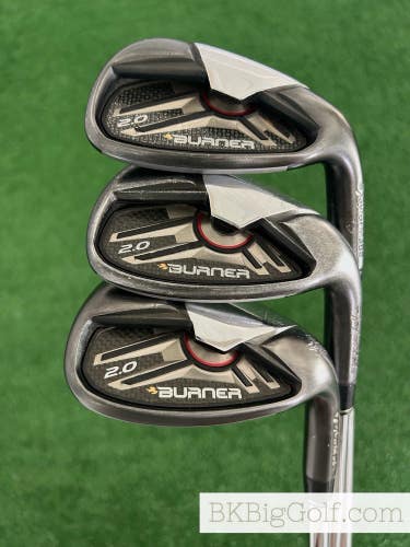 Taylormade Burner 2.0 Black 3 Wedge Set (Approach, Sand, & Lob Wedges)