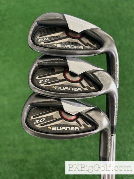 Taylormade Burner 2.0 Black 3 Wedge Set (Approach, Sand, & Lob Wedges)