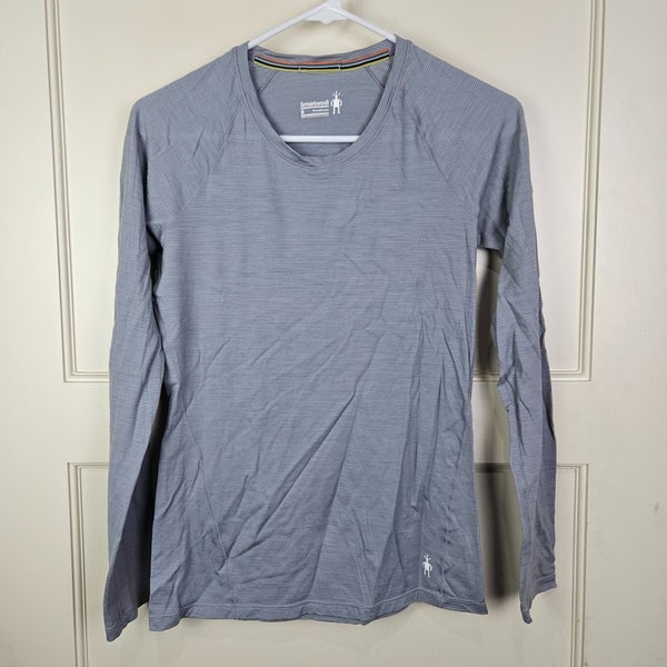 Smartwool Womens Merino Wool Base Layer Long Sleeve Top Shirts Outdoor Size: S