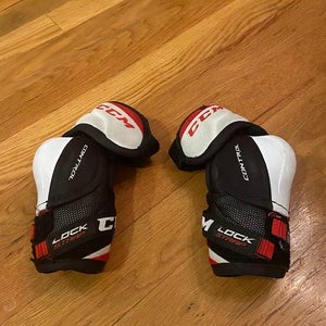 Junior Medium CCM JetSpeed Control Elbow Pads (Used)