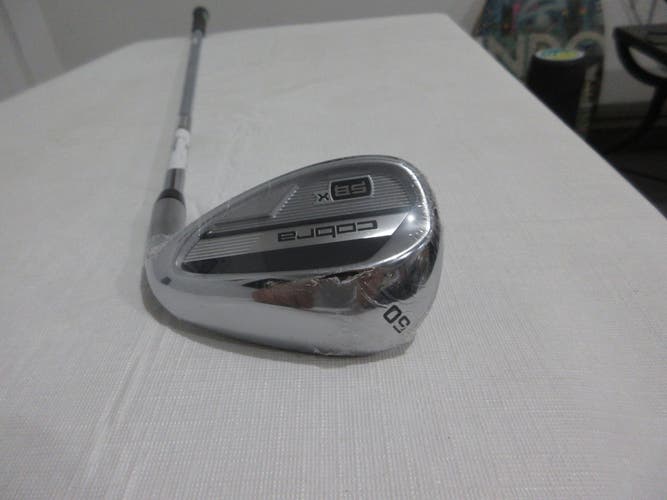 Cobra King Snakebite-X Gap Wedge GW - 50* - KBS Max 80 Stiff Flex Steel - NEW
