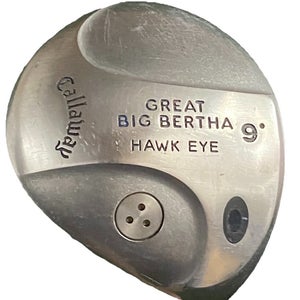 Callaway Great Big Bertha Hawk Eye Driver 9* RH Regular Graphite 44.5" New Grip