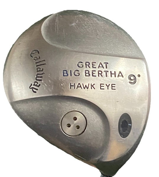 Callaway Great Big Bertha Hawk Eye Driver 9* RH Regular Graphite 44.5" New Grip
