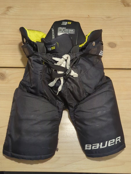 Junior Large Bauer Supreme 3S Hockey Pants (Used)
