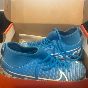 Blue Kids 3Y (Big Kids / Youth) Nike Superfly 7 Elite FG Turf Cleats Cleats (New)