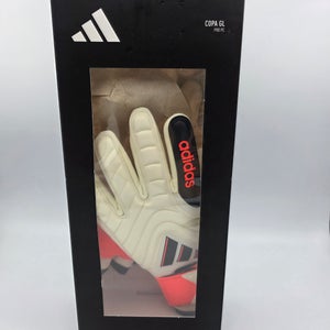 Adidas Copa Pro Soccer Goalkeeper Gloves Men Size 6 IQ4008 Ivory Orange