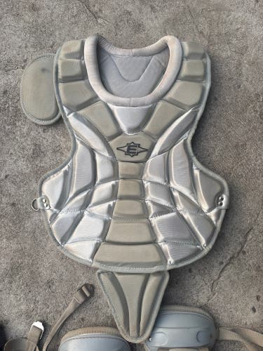 Easton baseball catchers chest protector and shin guards