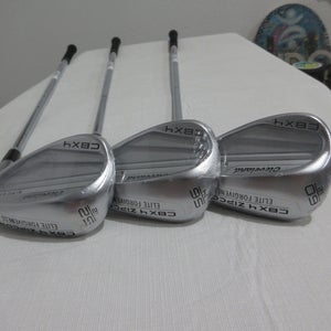 Cleveland CBX4 ZipCore Wedge Set - 52.12 - 56.14 - 60.12 - KBS Stiff Steel - NEW