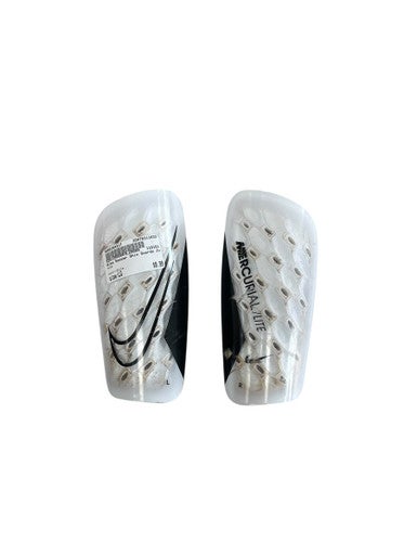 Used Nike Soccer Shin Guards Junior White LG 11833-S000164217