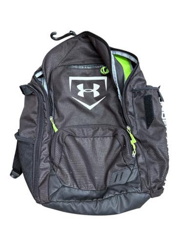 Used Under Armour BAT PACK BB/SB Player Backpack Black 11833-S000165241