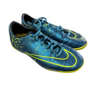 Used Nike Soccer Indoor Shoes Navy Blue Junior 04 11833-S000163766