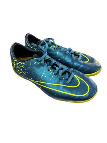 Used Nike Soccer Indoor Shoes Navy Blue Junior 04 11833-S000163766