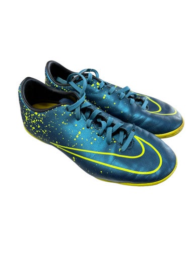 Used Nike Soccer Indoor Shoes Navy Blue Junior 04 11833-S000163766