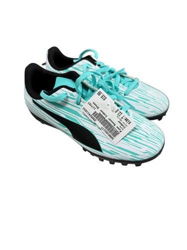 Puma (Used) Size 13.0 (W 14.0) White Indoor Cleats