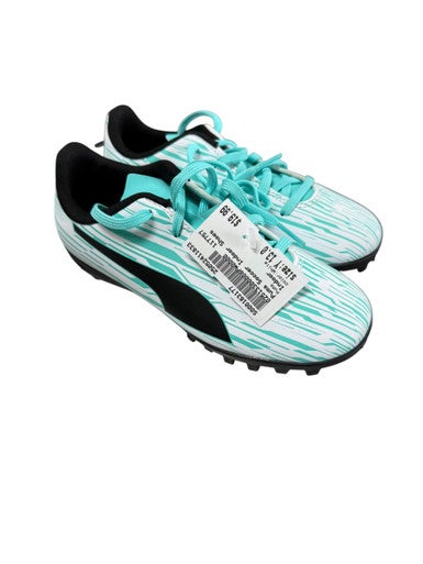 Puma (Used) Size 13.0 (W 14.0) White Indoor Cleats