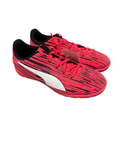 Puma (Used) Size 13.0 (W 14.0) Pink Indoor Cleats