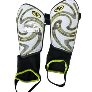 (Used) Medium White Shin Guards