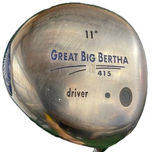 Callaway Great Big Bertha II 415cc Ti Driver 11* RH Senior Graphite 44" New Grip