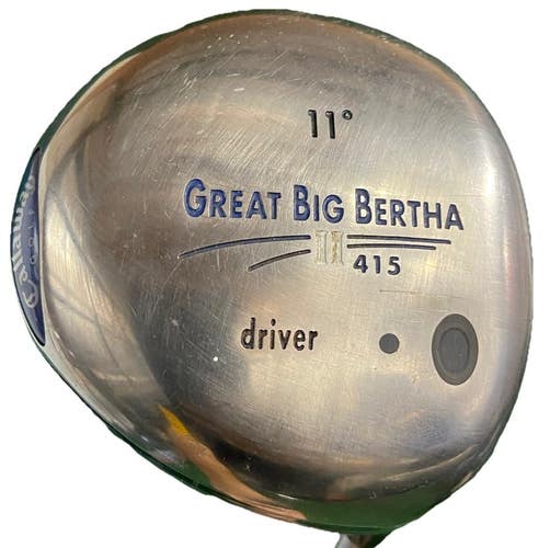 Callaway Great Big Bertha II 415cc Ti Driver 11* RH Senior Graphite 44" New Grip