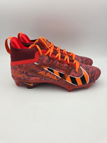 Nike Alpha Menace 4 Elite NRG 'Picante Red' Football Cleats Men's Size 10