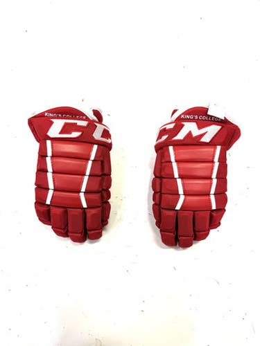 Used CCM HG4PC Senior Gloves Red 13" 11860-S000295655