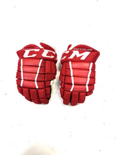 Used CCM HG4PC Senior Gloves Red 13" 11860-S000295656