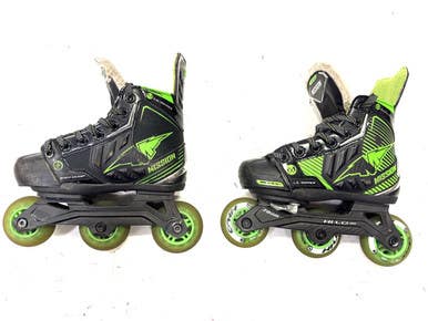 Used Mission Roller Hockey Skates Black Adjustable 11860-S000295713