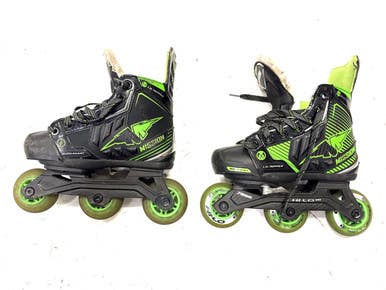 Used Mission Roller Hockey Skates Black Adjustable 11860-S000295712