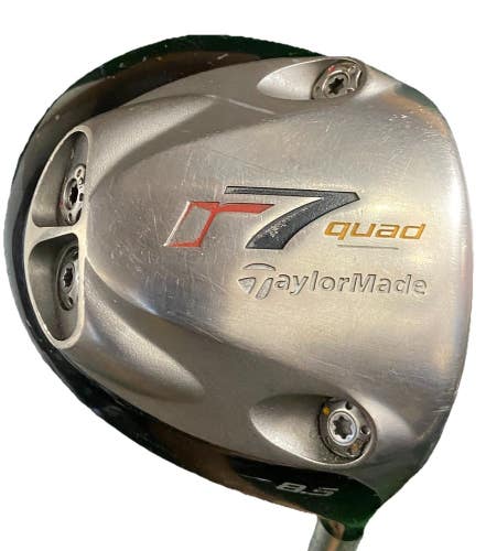 TaylorMade R7 Quad Ti Driver 8.5 RH 65g MAS2 Regular Graphite 44" New Jumbo Grip