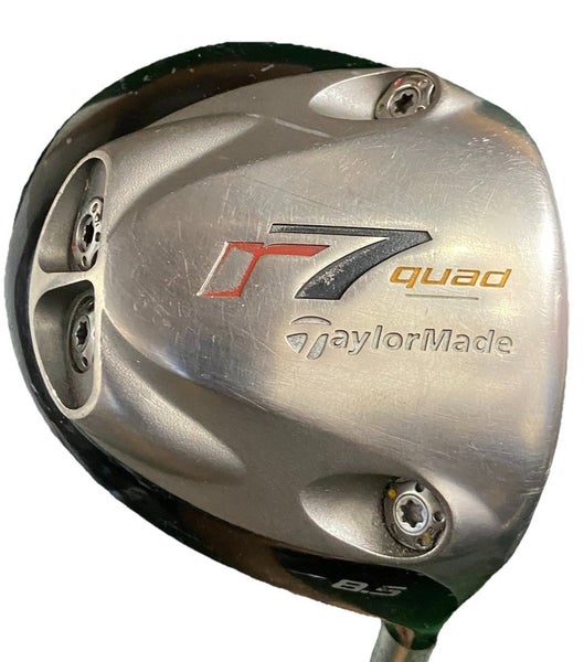 TaylorMade R7 Quad Ti Driver 8.5 RH 65g MAS2 Regular Graphite 44" New Jumbo Grip
