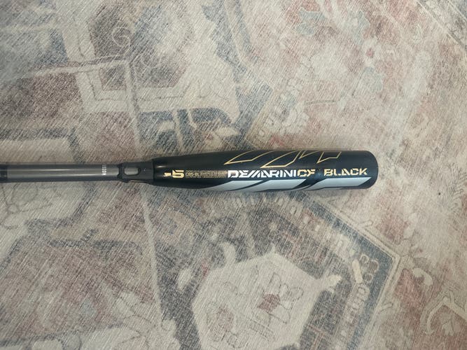 DeMarini Cf black USSSA Certified Bat (-5)  25 oz 30" (Used)
