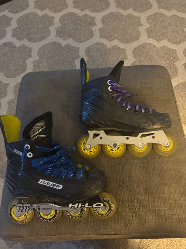 Bauer RS Inline Skates Regular Width Size 3.5 (Used)