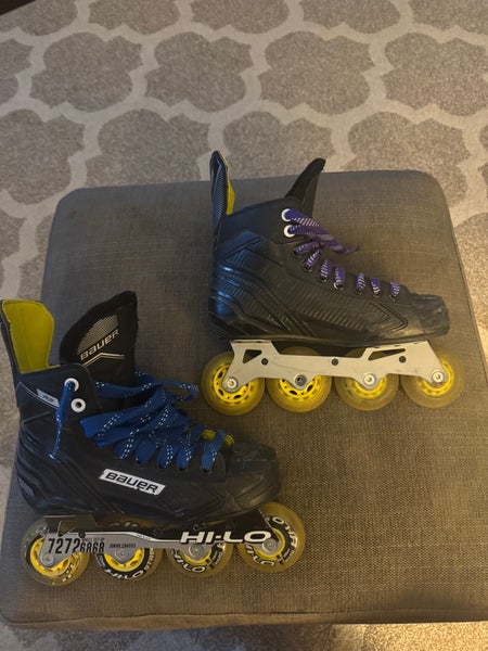 Bauer RS Inline Skates Regular Width Size 3.5 (Used)