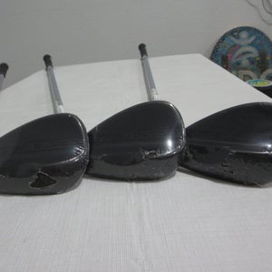 Cobra King Snakebite Black Wedge Set - 52.08 - 56.12 - 60.04 - Stiff Steel - NEW