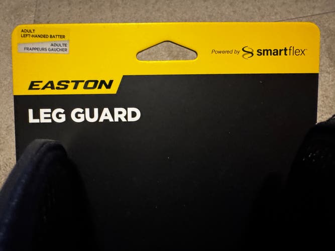 Blue Easton Leg Guard - For Left Handed Batter (New)